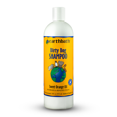 Dirty Dog Shampoo Sweet Orange Oil, Degreases & Removes Stains, 16-oz