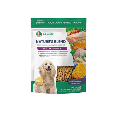 Dr. Marty Nature's Blend Healthy Digestion Freeze Dried Raw Dog Food, 16-oz