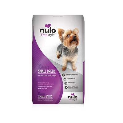 Nulo FreeStyle Small Breed Dog Grain-Free Salmon & Red Lentils Bag, 11-lb