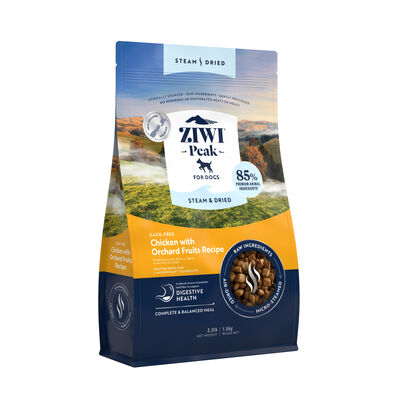 Ziwi Peak Steam & Dried Chicken with Orchard Fruits Recipe Dog Food, 3.3-lb