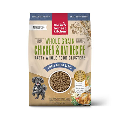 The Honest Kitchen Whole Grain Chicken Whole Food Clusters for Small Breed Dry Dog Food, 10-lb
