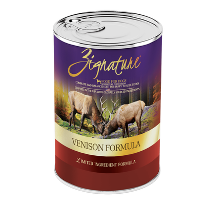 Zignature Venison Formula Dog Food 13-oz