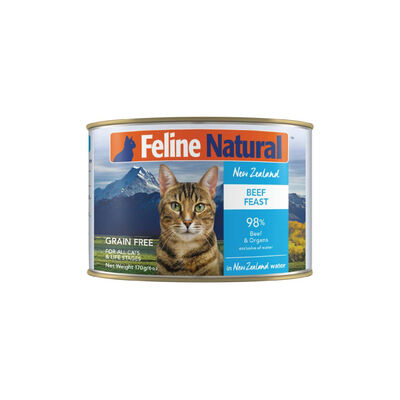 Feline Natural Beef Feast Cat Can, 6-oz