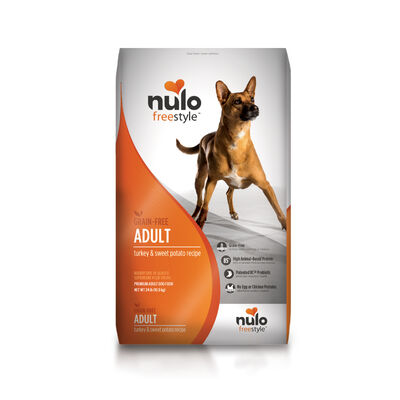 Nulo FreeStyle Adult Dog Grain-Free Turkey & Sweet Potato Bag, 24-lb