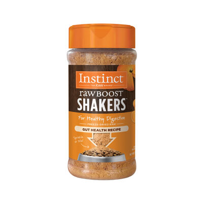 Instinct Freeze-Dried Raw Boost Shakers Grain-Free Gut Health Recipe Dog Food Topper, 5.5-oz