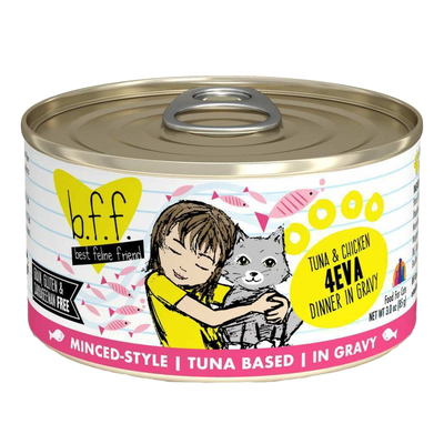 Best Feline Friend (B.F.F.) Tuna & Chicken 4-Eva With Tuna & Chicken In Gravy Cat Food By Weruva