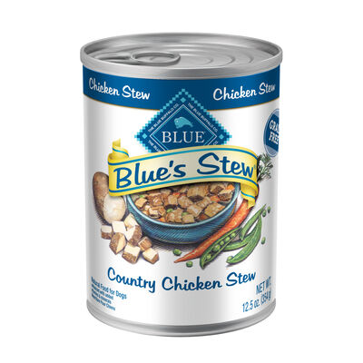 Blue Buffalo Blue's Stew Country Chicken Stew Adult Wet Canned Dog Food, 12.5-oz