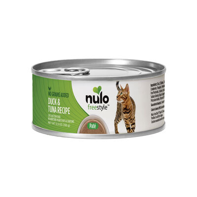 Nulo FreeStyle Cat Grain-Free Duck & Tuna Can, 5.5-oz
