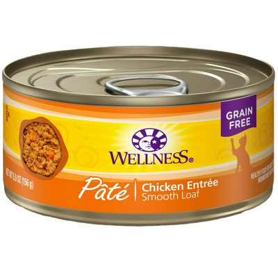 Wellness Complete Health Natural Grain Free Wet Canned Cat Food, Chicken