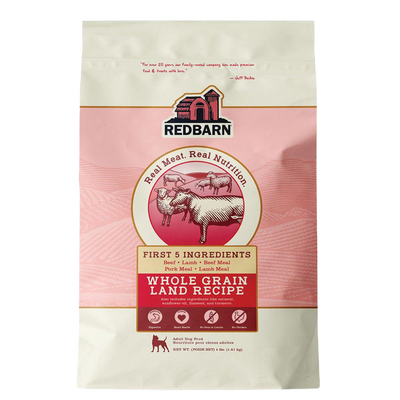 Redbarn Whole Grain Land Recipe Dog Food 4-lb Bag