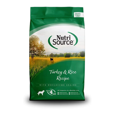 Nutrisource Turkey & Rice Recipe Dry Dog Food, 26-lb