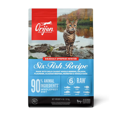 Orijen Six Fish Cat Food, 4-lb