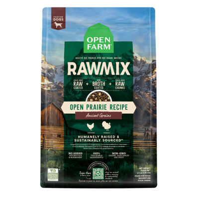 Open Farm Dog Raw Mix Open Prairie with Ancient Grains Recipe, 3.5-lb