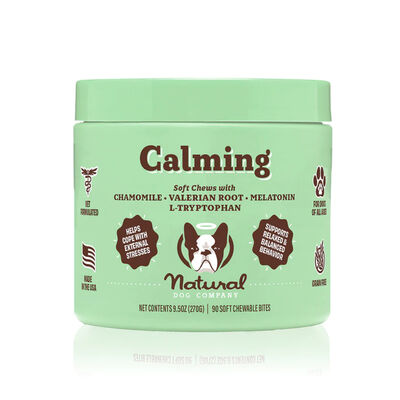 Natural Dog Company Calming Chews, 90 count