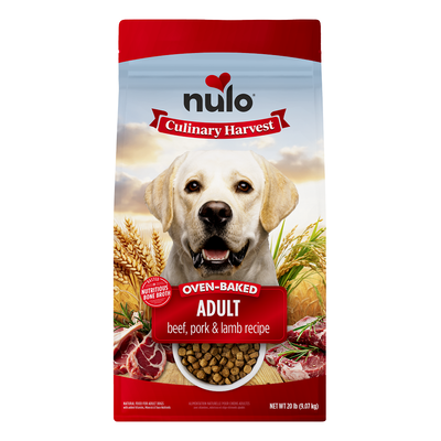 Nulo Dog Culinary Harvest Beef, Pork & Lamb Dry food, 20-lb