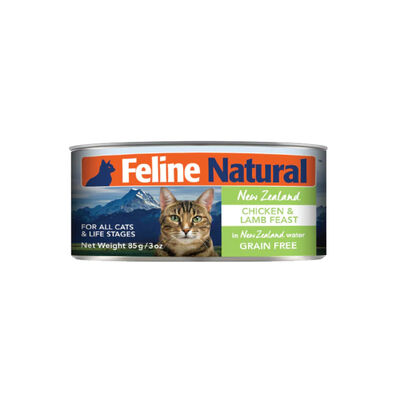 Feline Natural Chicken & Lamb Feast Cat Can, 3-oz
