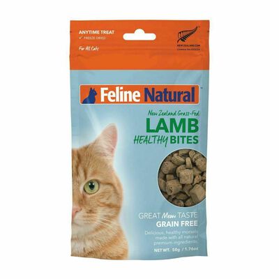 Feline Natural Lamb Healthy Bites Freeze Dried Cat Treat