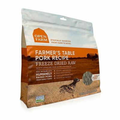Open Farm Farmer’s Table Pork Freeze Dried Raw Dog Food, 13.5-oz