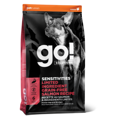 GO! SENSITIVITIES Limited Ingredient Grain Free Salmon recipe for dogs 22lb