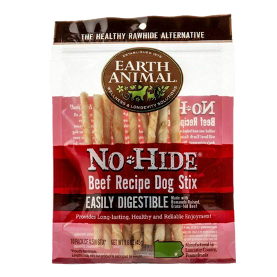 No-Hide Beef Chews - Stix 10 Pack