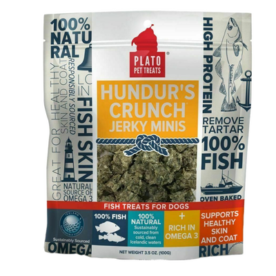 Hundur's Crunch Jerky Minis, 10-oz