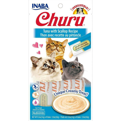 Cat Churu Puree Tuna With Scallop