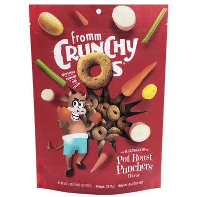 Fromm® Crunchy Os Pot Roast Punchers® Flavor Dog Treats, 6-oz