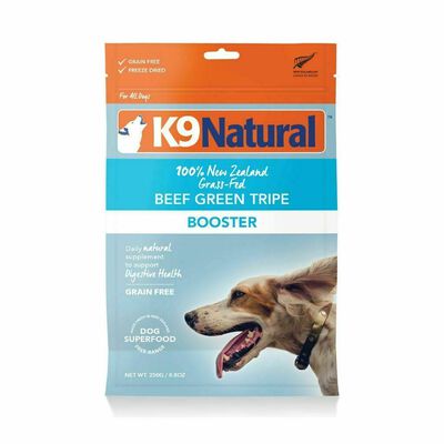 K9 Natural Beef Green Tripe Booster Freeze Dried Dog Food Supplement, .44-lb