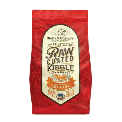 Stella & Chewy's Dog Raw Coated Kibble, Grass-Fed Beef