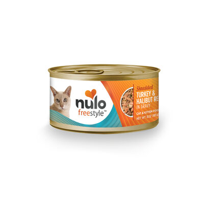 Nulo FreeStyle Cat Shredded Turkey & Halibut Can, 3-oz
