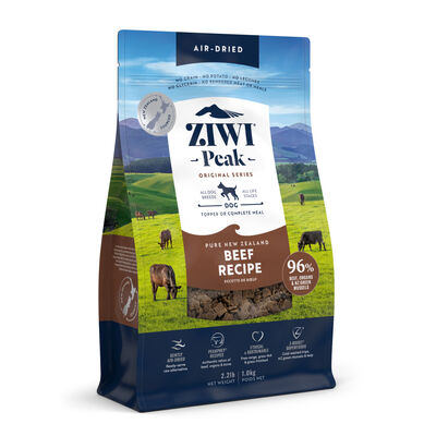 ZIWI Peak Air-Dried Beef Recipe Dog Food, 2.2-lb
