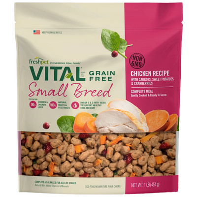 Freshpet Vital Small Dog Grain Free Complete Meals 1-lb