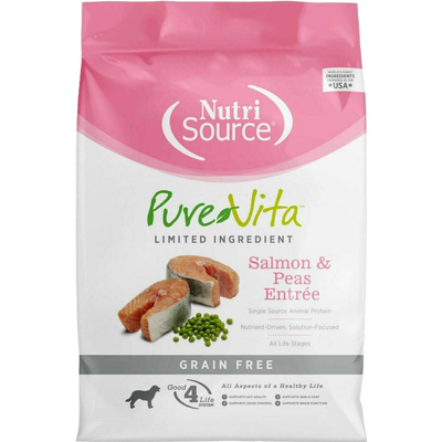 PureVita Grain Free Salmon & Peas Dog, 25-lb