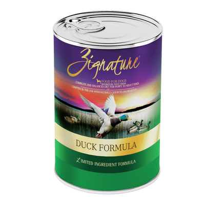 Zignature Duck Formula Dog Food 13-oz