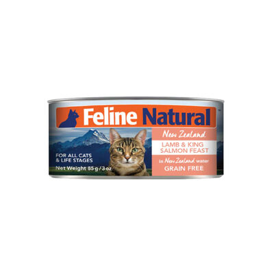Feline Natural Lamb & King Salmon Feast Cat Can, 3-oz