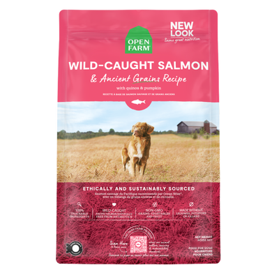 Open Farm Wild Salmon and Ancient Grains Dog Food, 22-lb