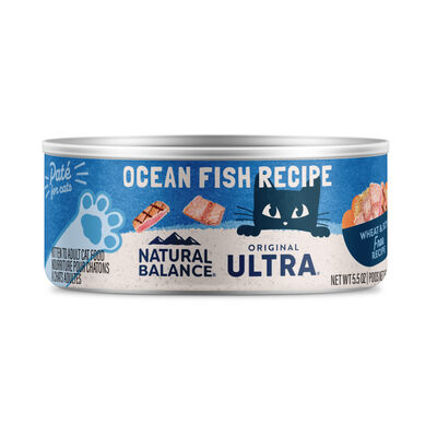 Natural Balance Original Ultra Ocean Fish Recipe Cat Wet Can, 5.5-oz