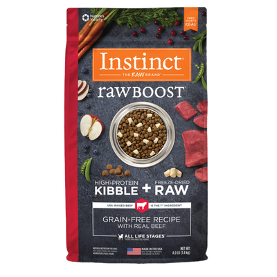 Instinct Raw Boost Grain-Free Recipe With Real Beef Dry Dog Food