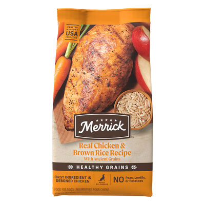 Merrick Healthy Grains Real Chicken & Brown Rice Recipe Dry Dog Food