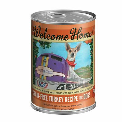 Welcome Home Grain-Free Turkey Wet Dog Can, 12.5-oz
