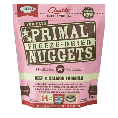 Feline Beef & Salmon Formula Nuggets 14-oz