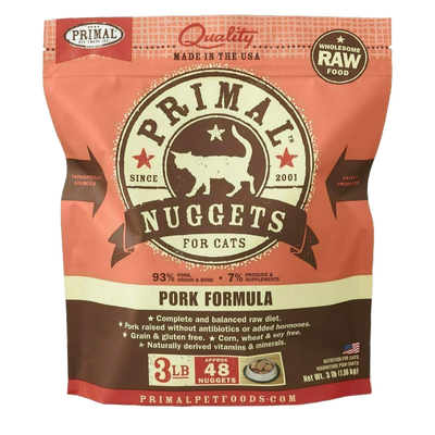 Frozen Feline Pork Formula Nuggets 3-lb