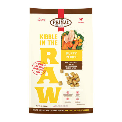 Primal Canine Puppy Recipe Kibble in the Raw, 9-lb