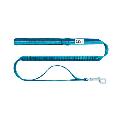 RC Pets Bungee Traffic Dog Leash Arctic Blue/Teal, 4'