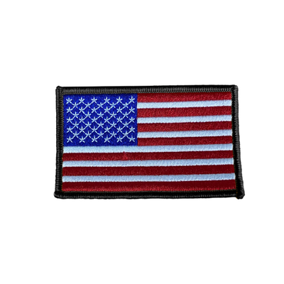 USA THIN BLUE LINE SMALL FLAG PATCH- FLAG