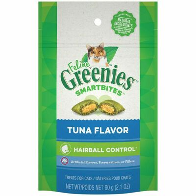 Greenies - Smartbites Cat Adult Hairball Tuna Hard   2.1-oz