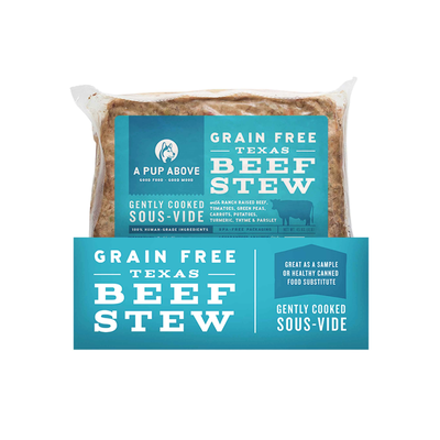 FROZEN A Pup Above Texas Beef Stew (Gently Cooked), 1-lb