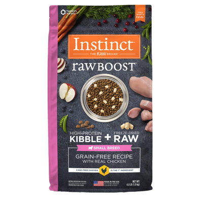 Instinct Raw Boost Small Breed Chicken Dry Dog Food, 4-lb