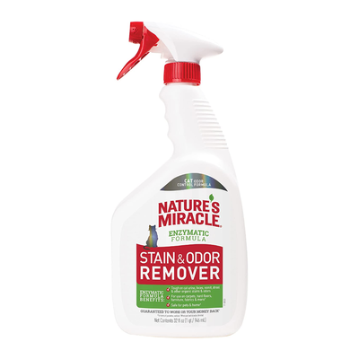 Nature's Miracle Cat Stain And Odor Remover Spray, 32-oz