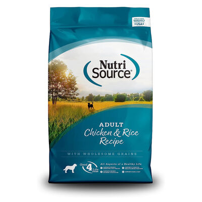 Nutrisource Chicken & Rice Recipe Dry Dog Food, 26-lb